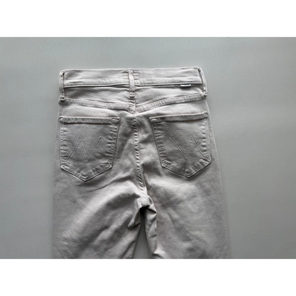 Mother Women's The Dazzler Hover Wash Pale Peach Straight Leg Jeans Size 26 - Picture 6 of 14